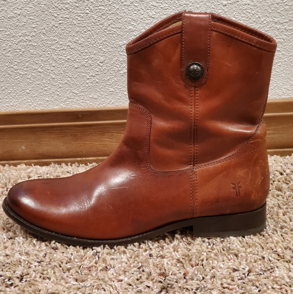 Frye Melissa Button Short Boots